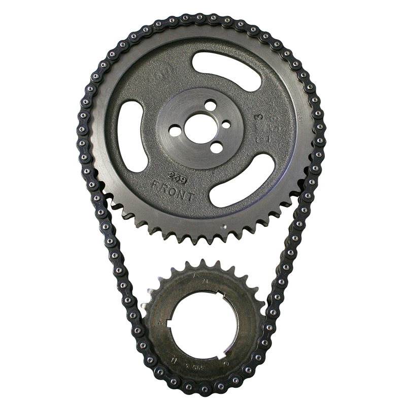 Double Row Timing Chain Set; Chevy Mark IV, 396-454 3-Keyway